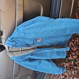 Carhartt jacket xs youth vintage blue